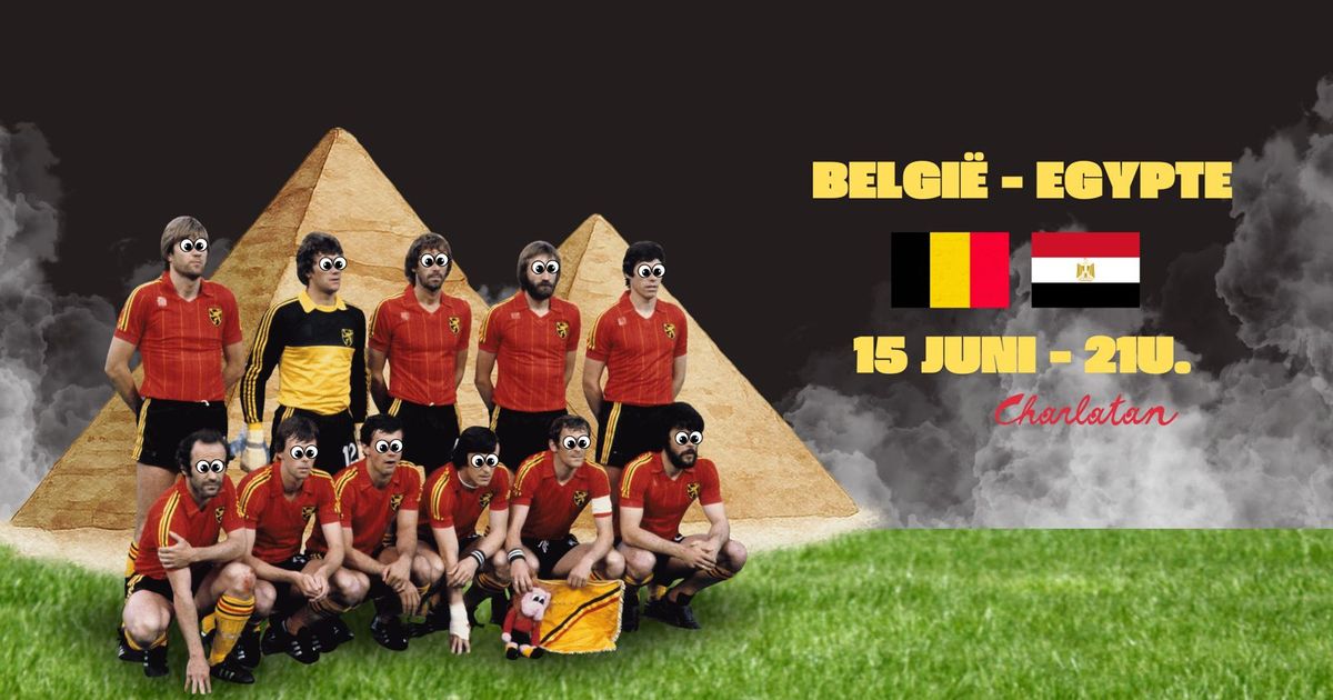WK op Groot scherm — België vs Egypte